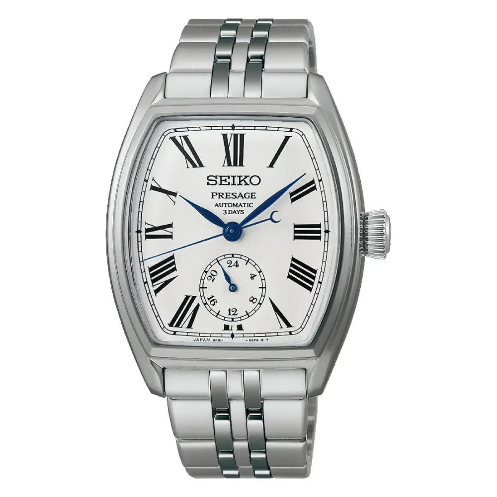 Seiko Presage Craftsmanship Series SART013 Automatic White Enamel Dial Stainless Steel Men’s Watch