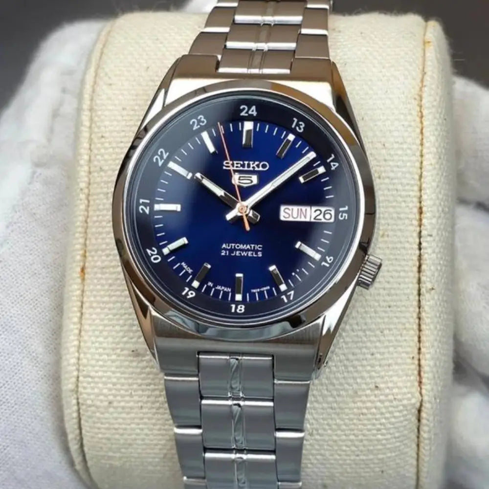 Seiko 5 SNK563J1 Automatic Blue Dial Stainless Steel Men's Watch