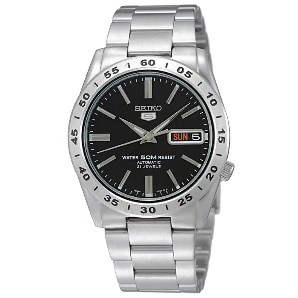Seiko 5 SNKE01K1 Automatic Black Dial Stainless Steel Men's Watch