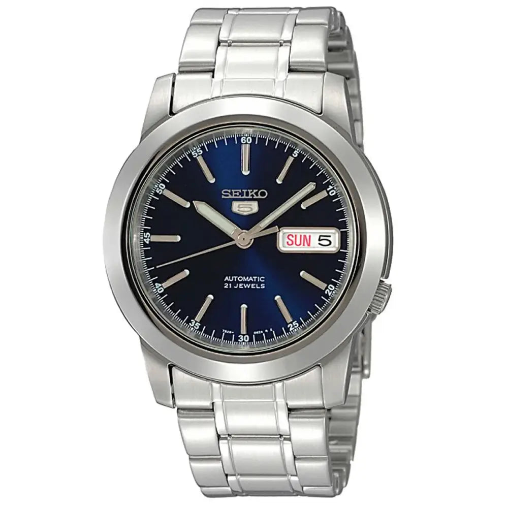 Seiko 5 SNKE51K1 Automatic Blue Sunray Dial Stainless Steel Men's Watch