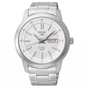 Seiko 5 SNKM83K1 Automatic White Dial Stainless Steel Men's Watch