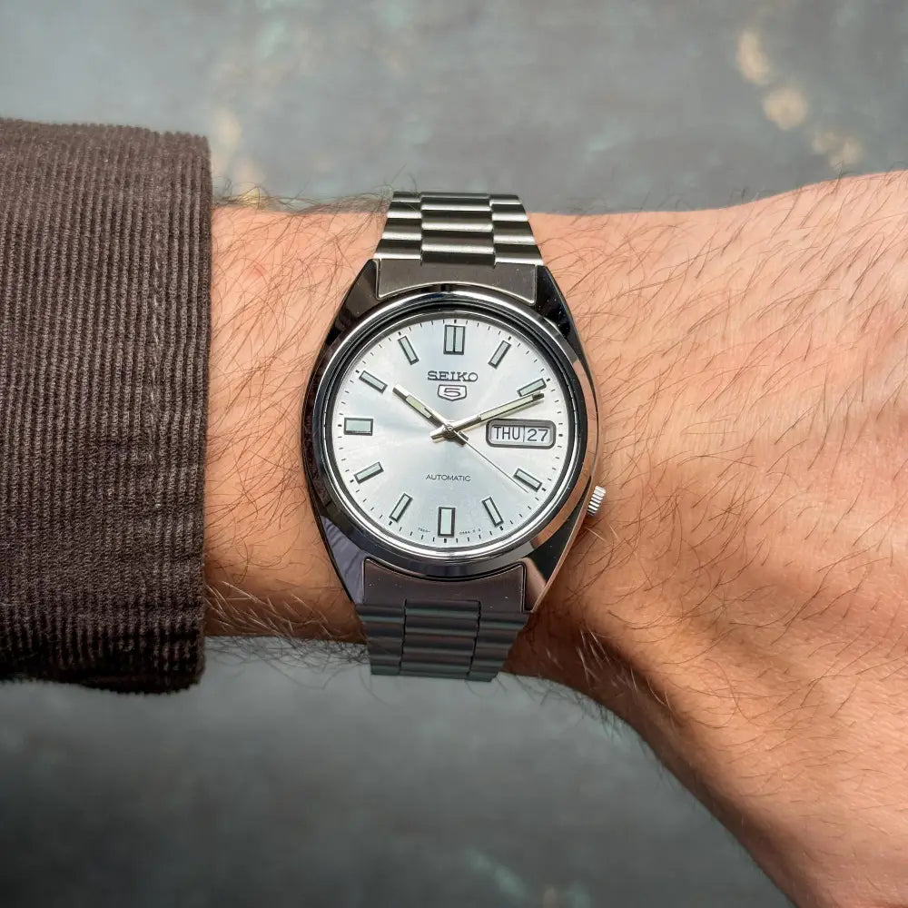 Seiko 5 SNXS73K1 Automatic Silver Dial Stainless Steel Men's Watch