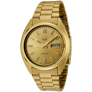 Seiko 5 SNXS80K1 Automatic Gold Dial Gold-Tone Stainless Steel Men’s Watch