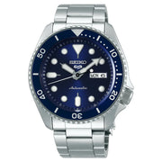 Seiko 5 Sports SKX Series SRPD51K1 Automatic Blue Sunray Dial Stainless Steel Men's Watch