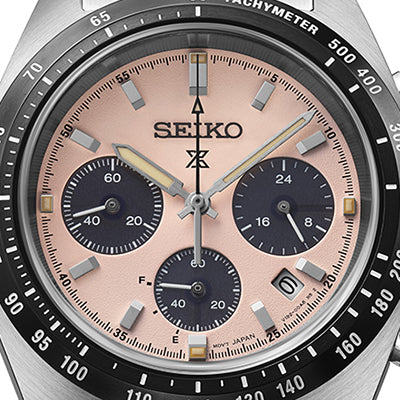 Seiko Prospex "Speedtimer" SBDL127 Solar Pink Dial Men's Watch