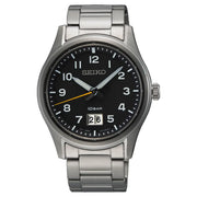 Seiko SUR569P1 Classic Quartz Black Dial Stainless Steel Men's Watch