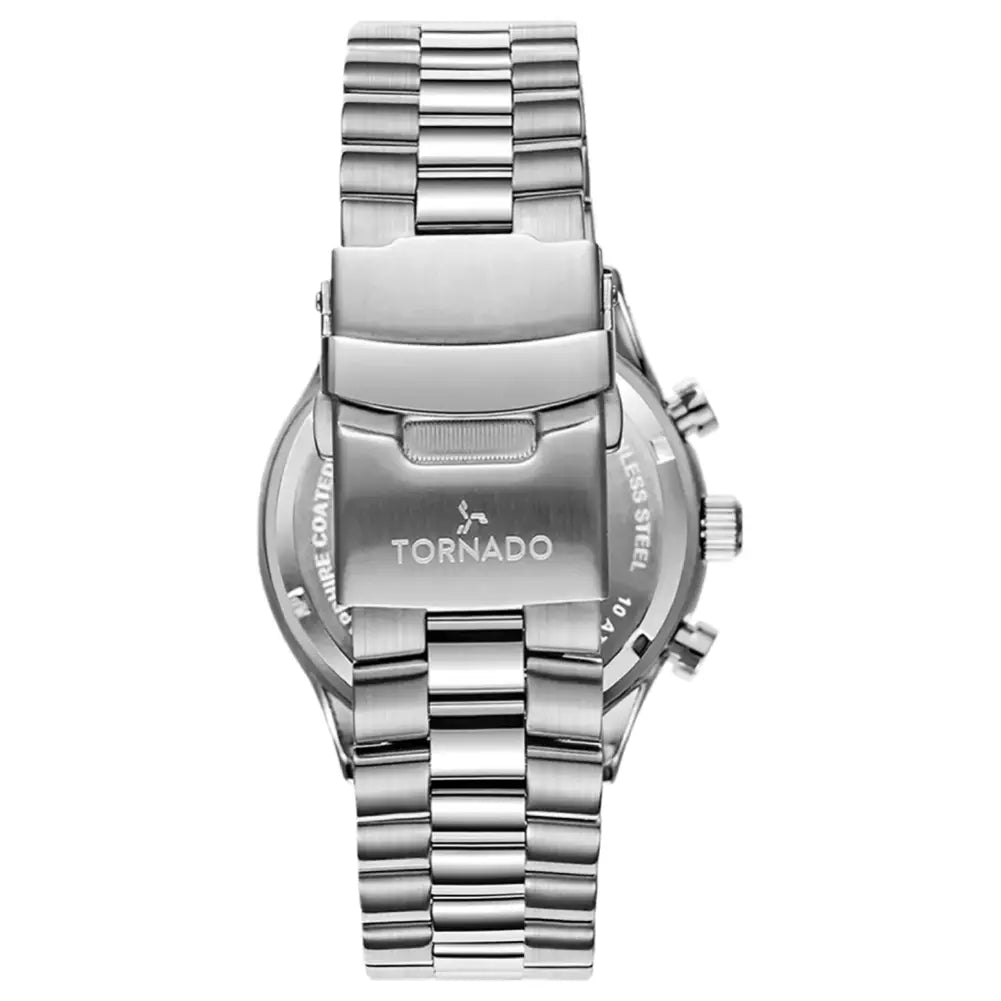 TORNADO Celestia Elite T6106B-SBSN Chronograph Quartz Blue Dial Stainless Steel Bracelet Men's Watch