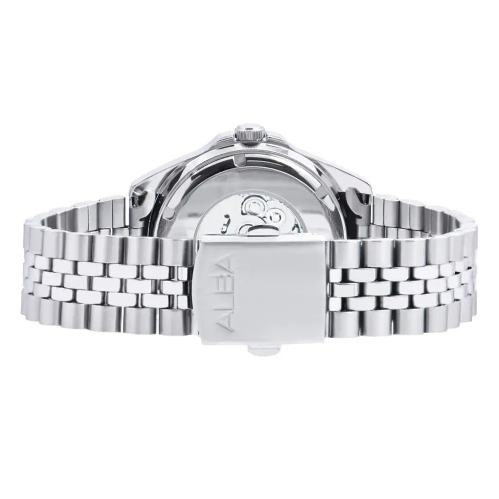 Alba-Alba AL4789X1 Automatic Black Dial Stainless Steel Bracelet Men's Watch-Wristbear-4