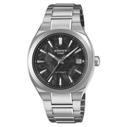 Casio-Casio Edifice EFK-200CD-1A Automatic Forged Carbon Black Dial Stainless Steel Men's Watch-Wristbear-1