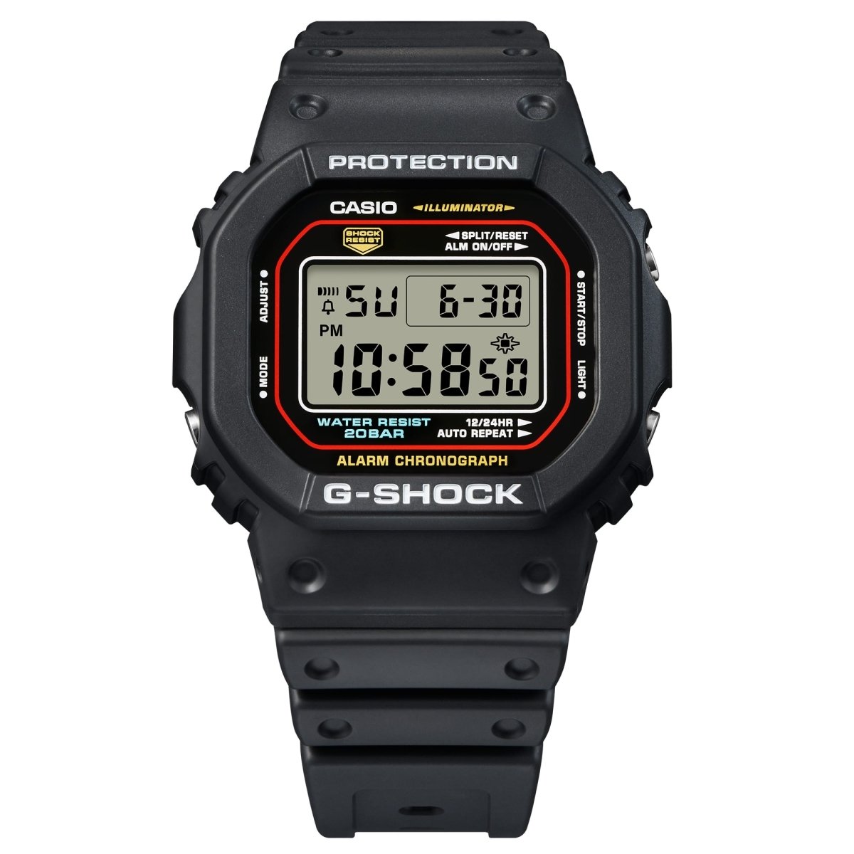 Casio G-Shock DW-5600RL-1D 5600 Series Digital Black Bio-Based Resin Watch - Wristbear-2