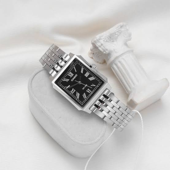Casio-Casio MTP-B190D-1BV Classic Stainless Steel Men's Watch Silver-Wristbear-7