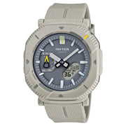 Casio-Casio Pro Trek PRJ-B001-7 Men's Tough Solar Bluetooth Off-White Resin Band Watch-Wristbear-1
