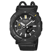 Casio-Casio PRO TREK PRJ-B001B-1DR Tough Solar Bluetooth Outdoor Watch with Cloth Bungee Band-Wristbear-1