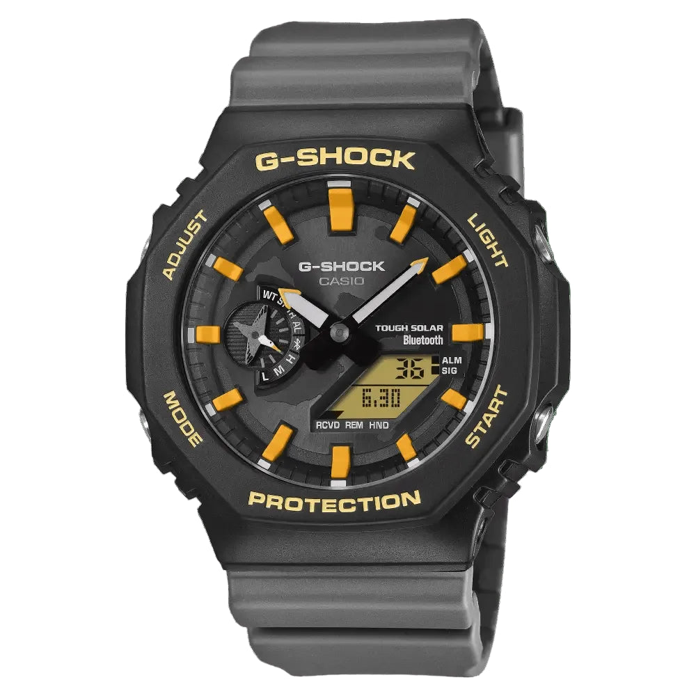 Casio-Casio G-Shock GA-B2100DF-1A Charles Darwin Foundation Collaboration – Tough Solar Bluetooth Watch-Wristbear-1