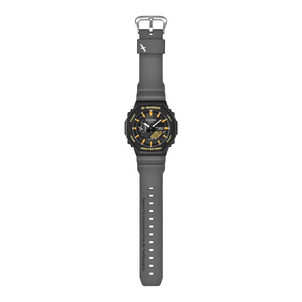 Casio-Casio G-Shock GA-B2100DF-1A Charles Darwin Foundation Collaboration – Tough Solar Bluetooth Watch-Wristbear-6