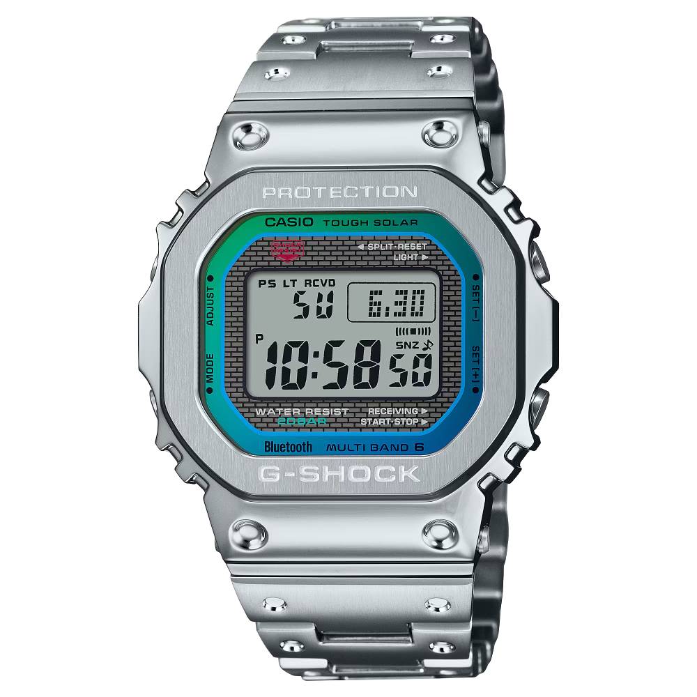 Casio G-Shock GMW-B5000PC-1DR Full Metal Rainbow Accent Bluetooth Tough Solar Watch - shop_name CasioGMW-B5000PC-1DR