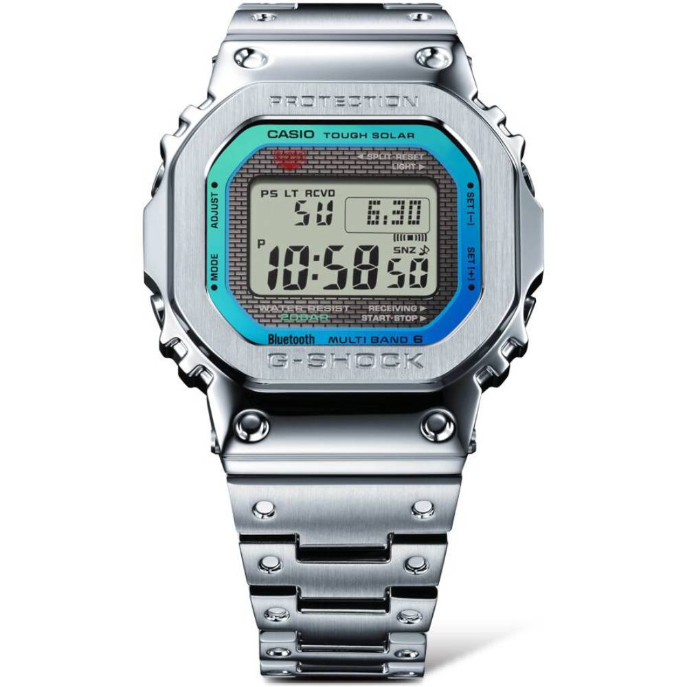 Casio G-Shock GMW-B5000PC-1DR Full Metal Rainbow Accent Bluetooth Tough Solar Watch - shop_name CasioGMW-B5000PC-1DR