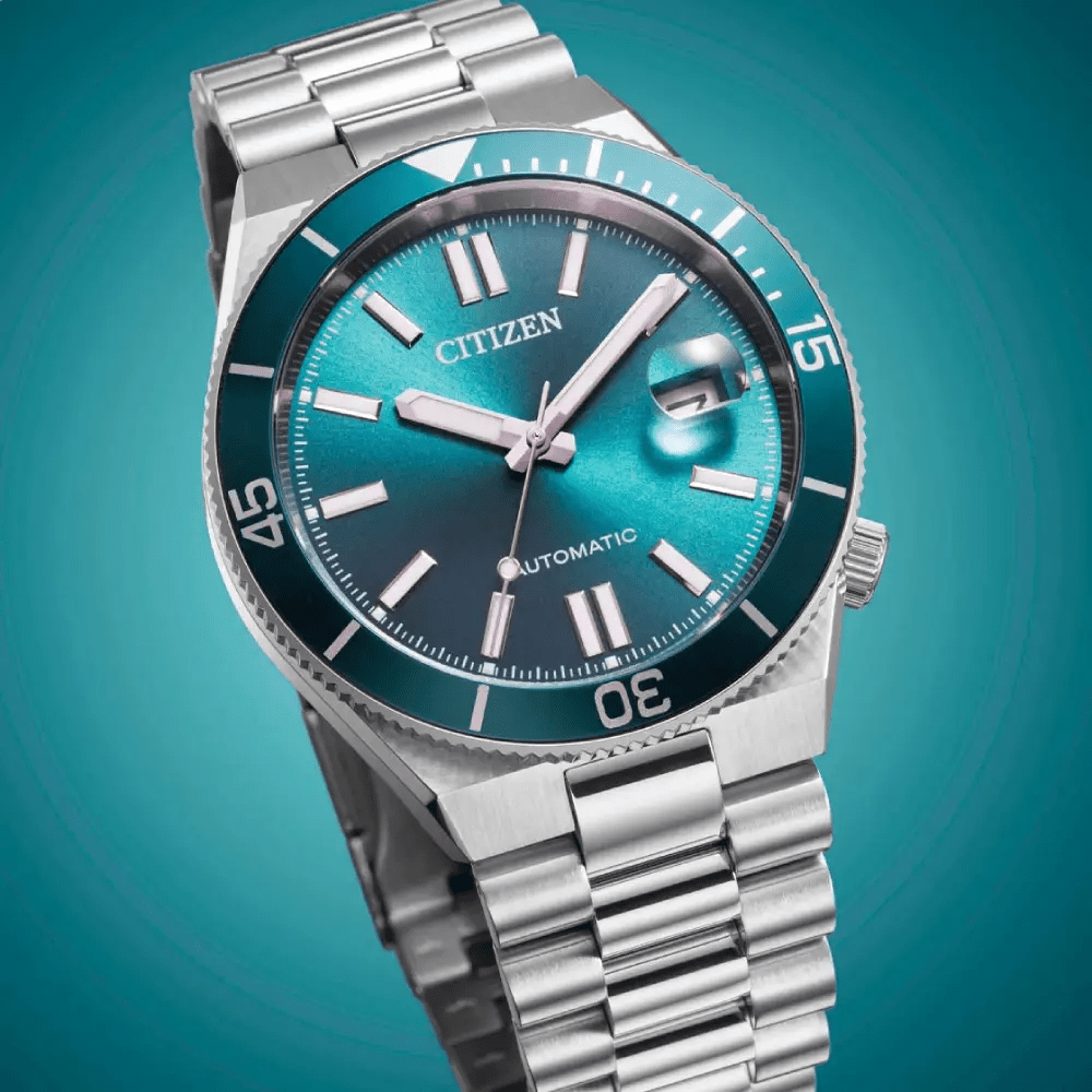 Citizen-Citizen NJ0231-56L Tsuyosa Shore Blue Dial Automatic Stainless Steel Men's Watch-Wristbear-4