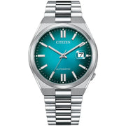 Citizen-Citizen Tsuyosa NJ0151-88X Automatic Turquoise Dial Stainless Steel Men's Watch-Wristbear-1