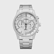 Citizen AN8190-51A Chronograph Quartz White Dial Stainless Steel Men's Watch - shop_name CitizenAN819051A