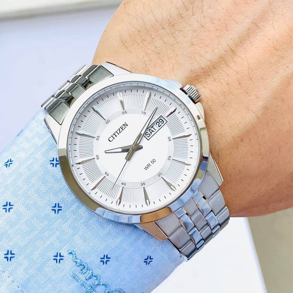 Citizen BF2011-51A Quartz Silver Dial Stainless Steel Men's Watch - shop_name CitizenBF2011-51A