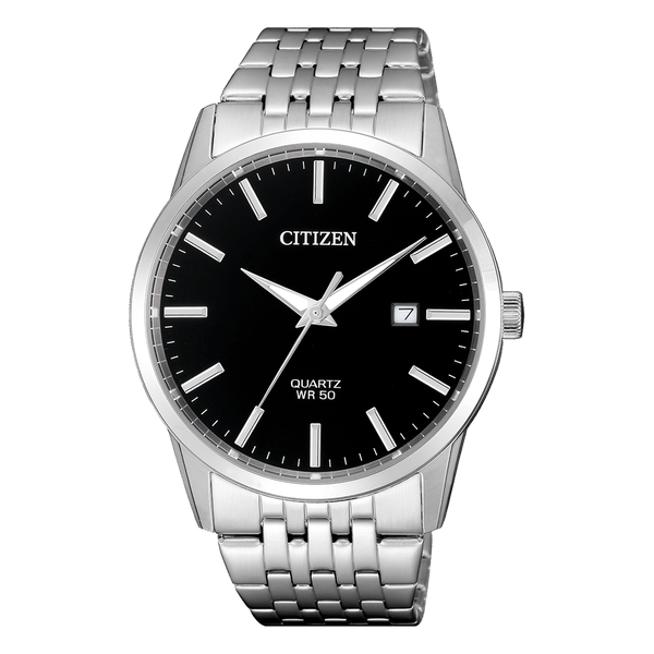 Citizen BI5000-87E Quartz Black Dial Stainless Steel Men's Watch - shop_name CitizenBI5000-87E