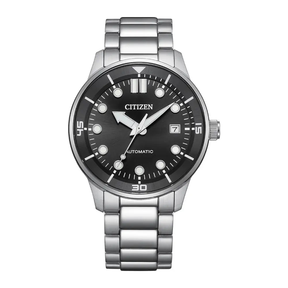 Citizen NJ0191-83E Automatic Black Dial Stainless Steel Men’s Watch - shop_name CitizenNJ0191-83E