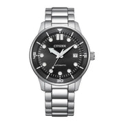 Citizen NJ0191-83E Automatic Black Dial Stainless Steel Men’s Watch - shop_name CitizenNJ0191-83E
