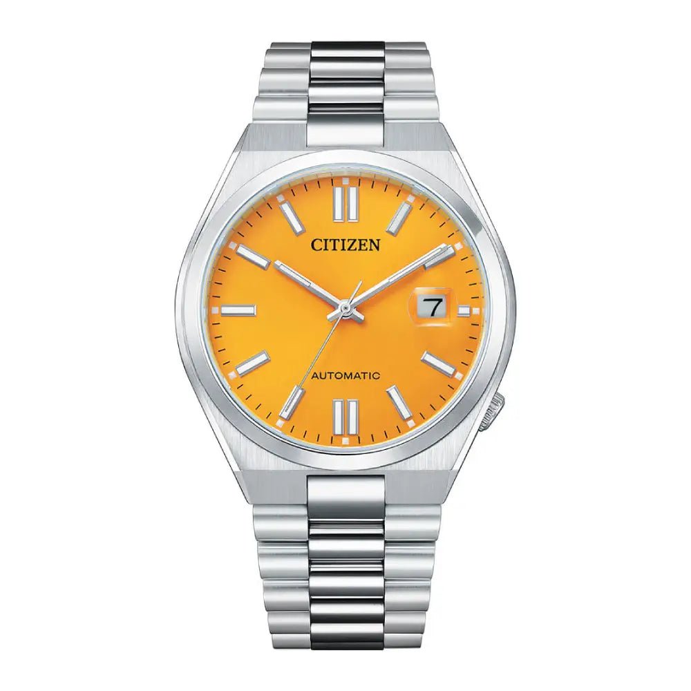 Citizen Tsuyosa NJ0150-81Z Yellow Dial Automatic Stainless Steel Watch - shop_name CitizenNJ0150-81Z
