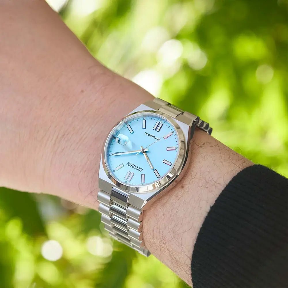 Citizen Tsuyosa NJ0151-53L Turqoise Rainbow Dial Automatic Stainless Steel Watch - shop_name CitizenNJ0151-53L