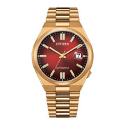 Citizen Tsuyosa NJ0153-82X Automatic Red Dial Rose Gold Stainless Steel Watch - shop_name CitizenNJ0153-82X