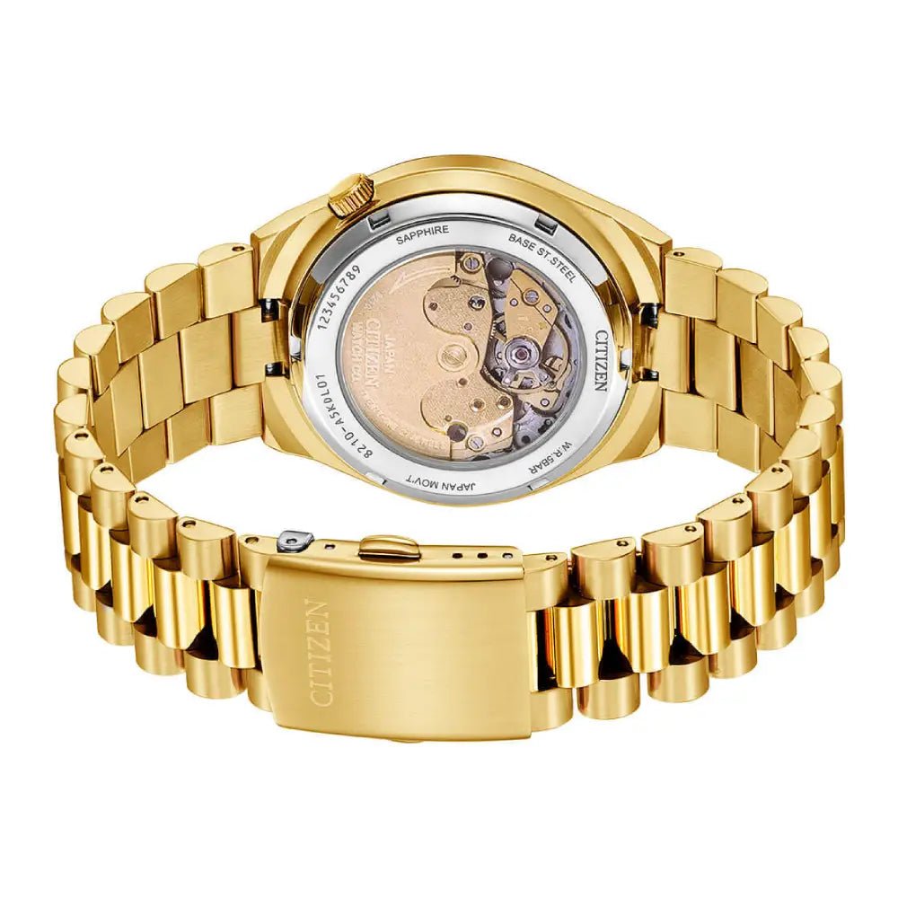 Citizen Tsuyosa NJ0153-82X Automatic Red Dial Rose Gold Stainless Steel Watch - shop_name CitizenNJ0153-82X