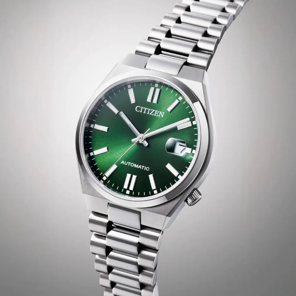 Citizen Tsuyosa NJ0200-50X Automatic Green Dial Stainless Steel Watch - 37mm - shop_name CitizenNJ0200-50X