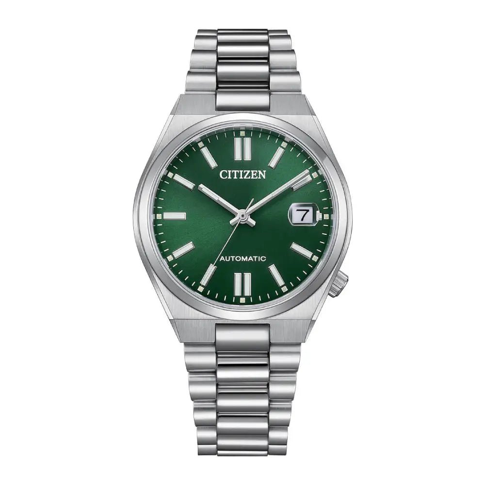 Citizen Tsuyosa NJ0200-50X Automatic Green Dial Stainless Steel Watch - 37mm - shop_name CitizenNJ0200-50X