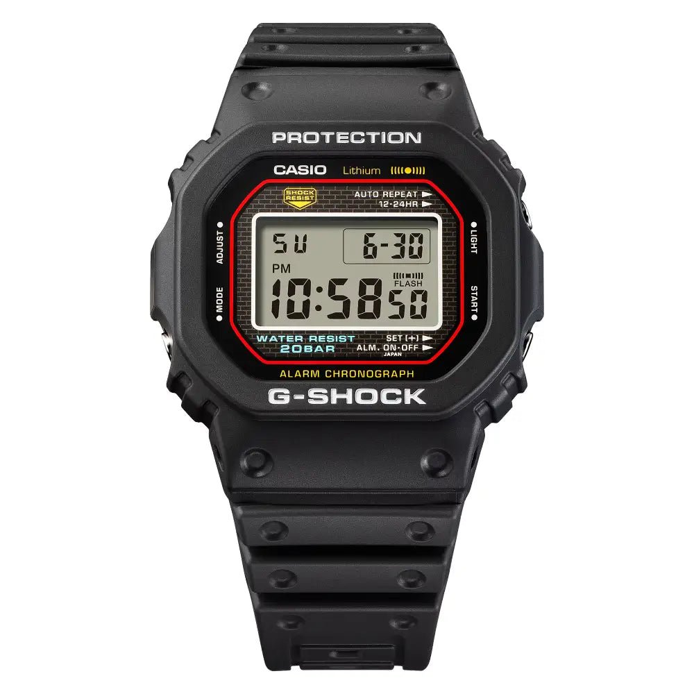 G-Shock-Casio G-Shock DW-5000R-1A Origin Digital Black Dial Resin Band Men's Watch-Wristbear-4