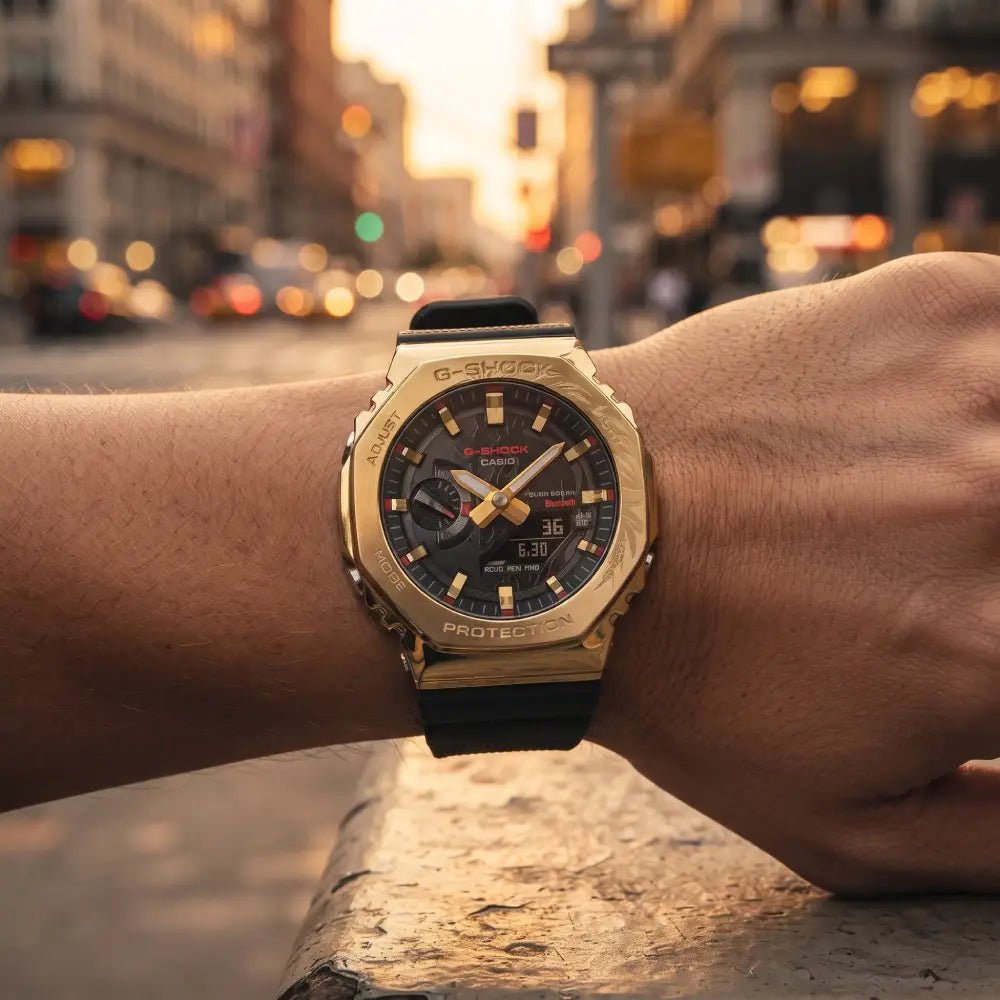 G-Shock-Casio G-Shock GBM-2100CX-9A Tough Solar Bluetooth Year of the Horse Special Edition Men's Watch-Wristbear-2