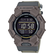 Casio G-Shock GD-010CE-5D Digital Black Dial Brown Case CORDURA Cloth Strap Men's Watch - Wristbear-1