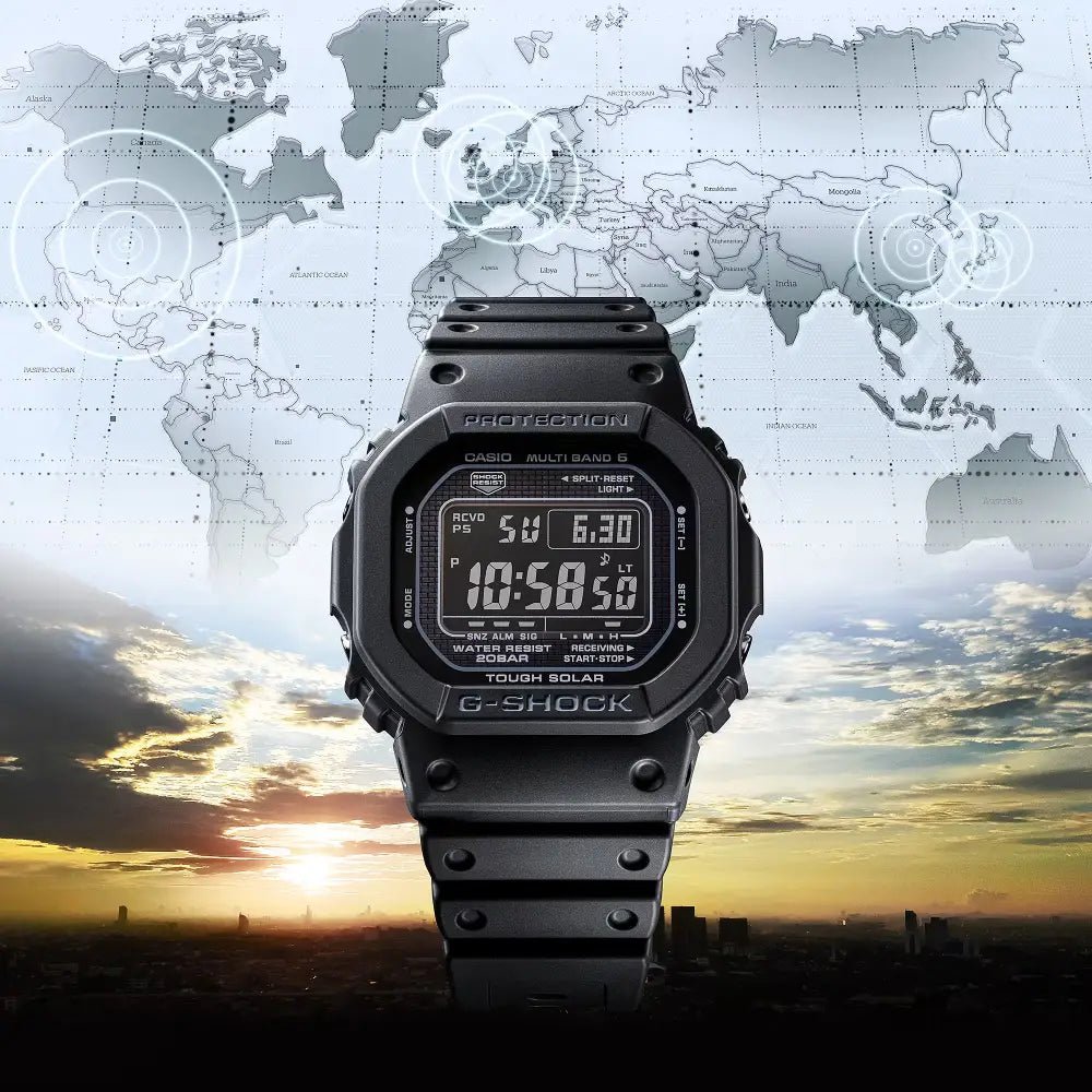 G-Shock-Casio G-Shock GW-5000HS-1 Digital Black Dial Resin Band Watch-Wristbear-3