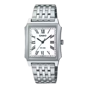 Casio MTP-B190D-7BV Classic Stainless Steel Men's Watch White
