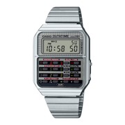 Casio Vintage Back to the Future "DeLorean Edition" CA-500WEBF-1A Quartz Silver
