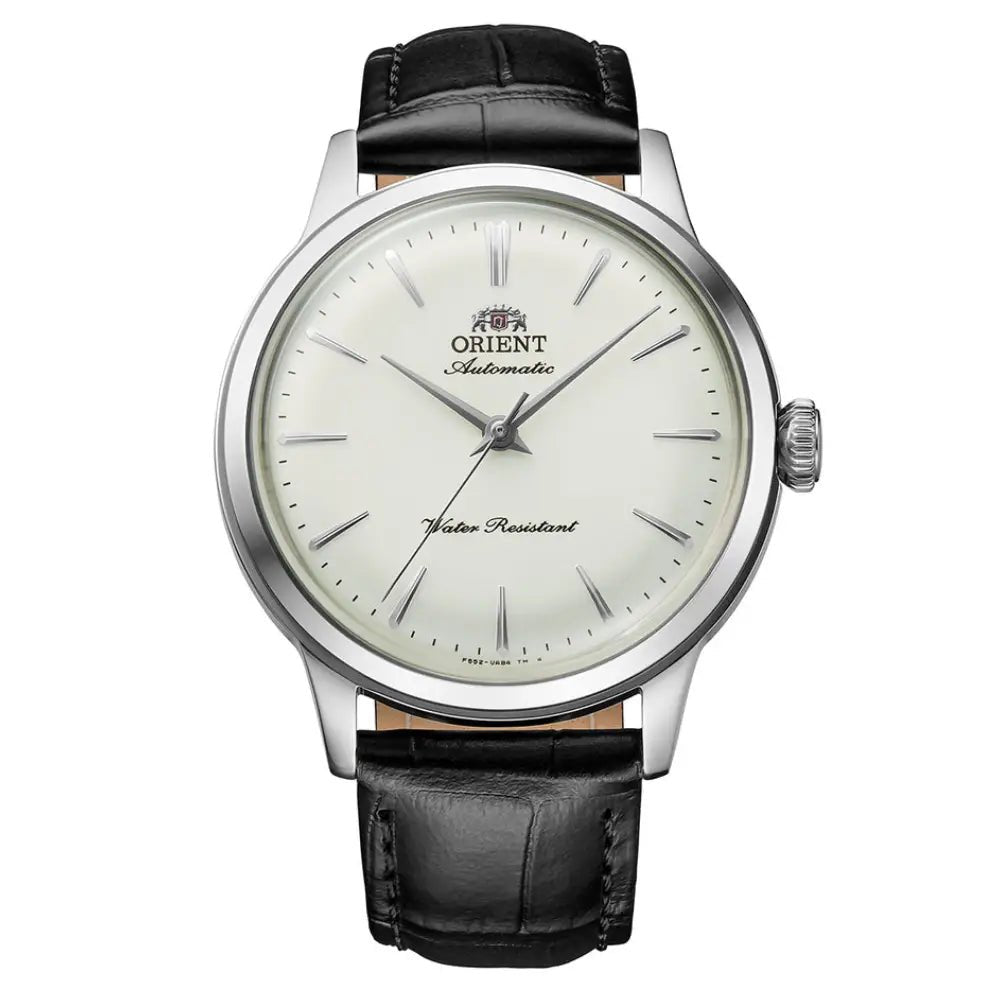Orient-Orient Bambino 36 RA-BB0103S Automatic White Dial Leather Strap Watch-Wristbear-1
