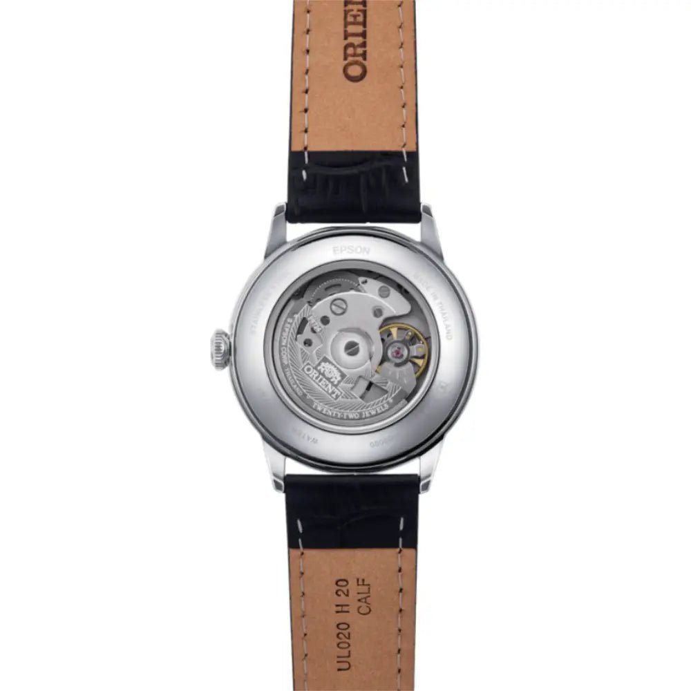 Orient-Orient Bambino 38 RA-AC0M02B Automatic Black Dial Leather Strap Men’s Watch-Wristbear-3