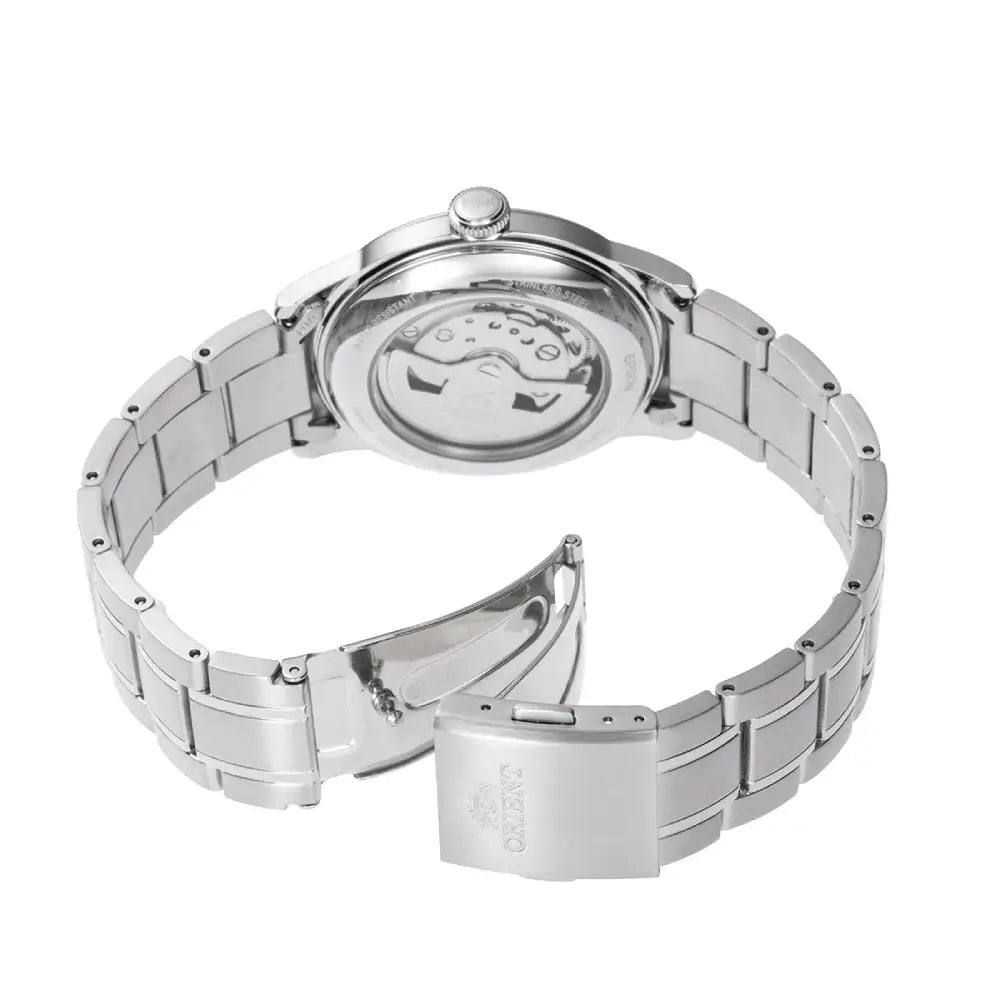 Orient-Orient Bambino 38 RA-AC0M10L Automatic Light Blue Dial Stainless Steel Men's Watch-Wristbear-4