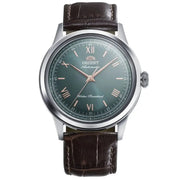 Orient-Orient Bambino 38 RA-BB0001E Automatic Green Dial Leather Strap Men's Watch-Wristbear-1