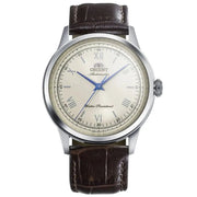 Orient-Orient Bambino 38 RA-BB0003Y Automatic Ivory Dial Brown Leather Strap Men's Watch-Wristbear-1
