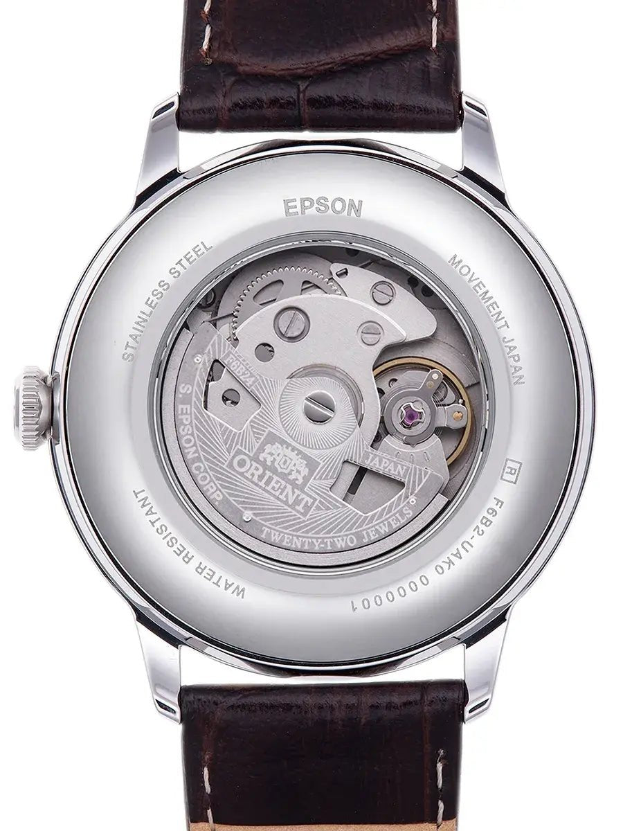 Orient-Orient Bambino Day & Night RA-AK0804Y Automatic Brown Dial Men's Watch-Wristbear-5