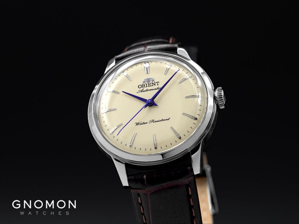 Orient RA-BB0104Y ivory dial and case view