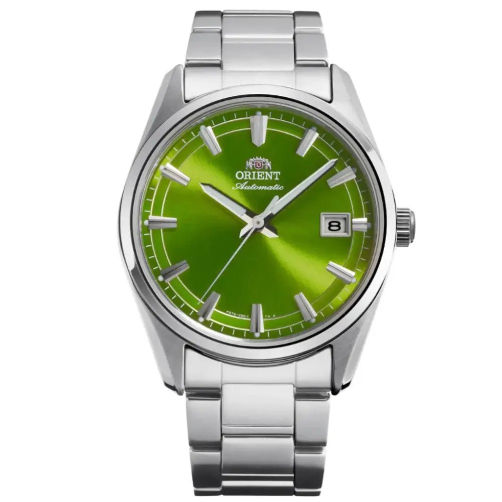 Orient-Orient Contemporary Stretto Date Limited Edition RA-AC0R05E Automatic Green Gradient Dial Stainless Steel Men's Watch-Wristbear-1
