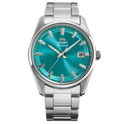 Orient-Orient Contemporary Stretto Date Limited Edition RA-AC0R06L Automatic Blue Dial Steel Men's Watch-Wristbear-1