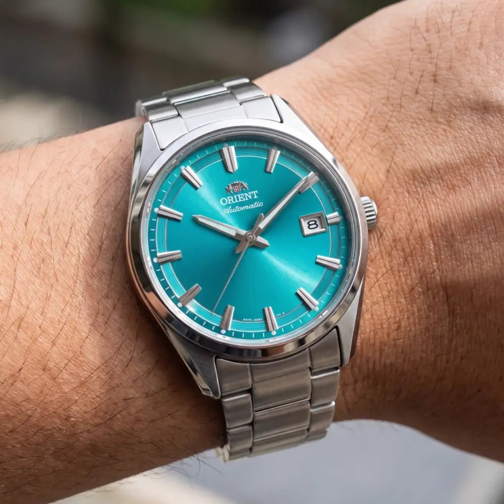 Orient-Orient Contemporary Stretto Date Limited Edition RA-AC0R06L Automatic Blue Stainless Steel Men's Watch-Wristbear-2